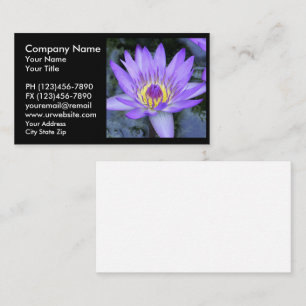 Lotus Blume Business Cards Visitenkarte