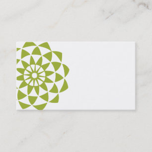 Lotus Blume Business oder Calling Card Visitenkarte