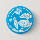 Lotus-Blume Button (Vorderseite)