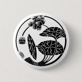 Lotus-Blume Button (Vorderseite)