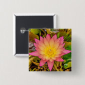 Lotus-Blume Button (Vorne & Hinten)
