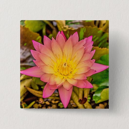 Lotus-Blume Button (Vorderseite)