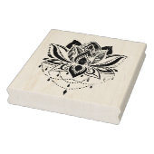 Lotus Blume Design 1 Gummi Briefmarke Gummistempel (Stempel)