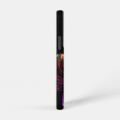 Lotus Blume Design Yoga Meditation Liebe Schwarz Samsung Galaxy Hülle (Rechte Seite)