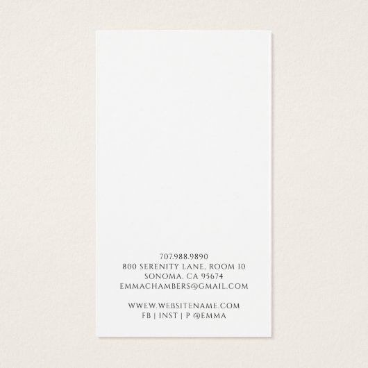 Lotus Blume Earring Juwelier Display Cards (Rückseite)