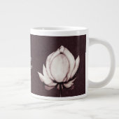 Lotus Blume Enough ist ein zauberhaftes Riesenkupp Jumbo-Tasse (Rechts)