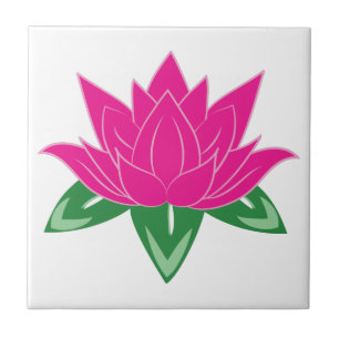 Lotus Blume Fliese