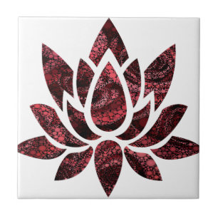 Lotus Blume Fliese