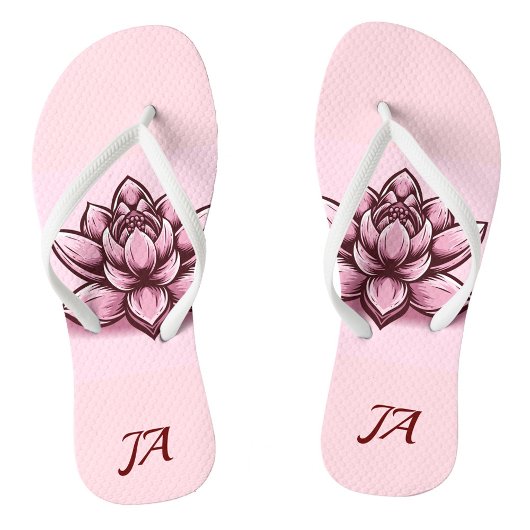 Lotus Blume Flip Flops Badesandalen