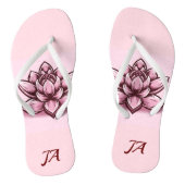 Lotus Blume Flip Flops Badesandalen (Fußbett)