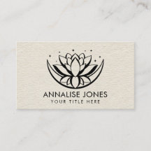 Lotus Blume Form und Mond auf der Leinwand