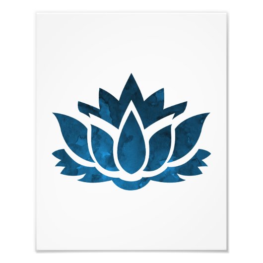 Lotus Blume Fotodruck (Vorne)