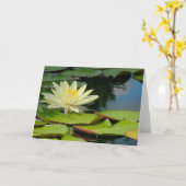 Lotus-Blume (Fotograf) mit Buddha-Zitat innen Karte (Gelbe Blume)