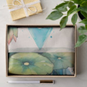 Lotus Blume Frog Niedlich Frogy Blume Seidenpapier (Geschenk)