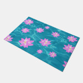 Lotus Blume Fußmatte (Schrägansicht)