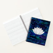 Lotus Blume Galaxy Notebook Notizblock (Innenseite)