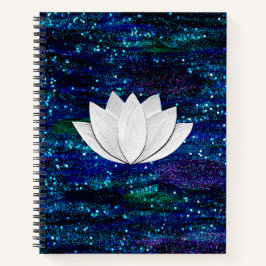Lotus Blume Galaxy Notebook Notizblock