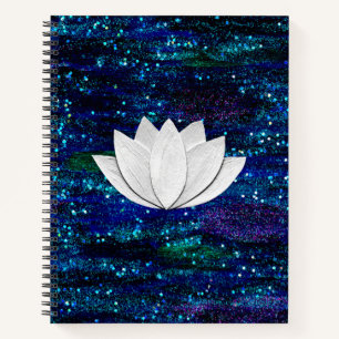 Lotus Blume Galaxy Notebook Notizblock