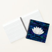 Lotus Blume Galaxy Notebook Notizblock (Innenseite)