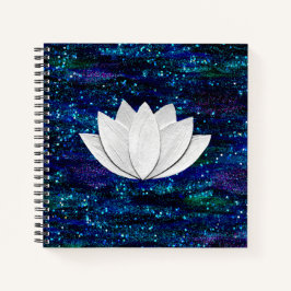 Lotus Blume Galaxy Notebook Notizblock