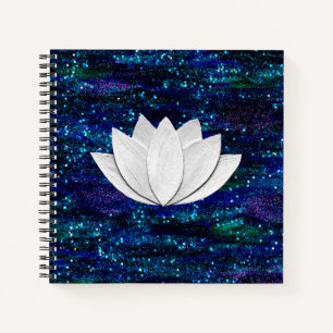 Lotus Blume Galaxy Notebook Notizblock
