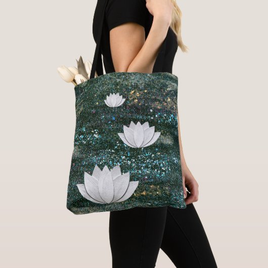 Lotus Blume Galaxy Tote Bag Tasche (Von Nahem)