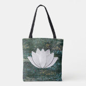 Lotus Blume Galaxy Tote Bag Tasche (Rückseite)