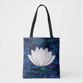 Lotus Blume Galaxy Tote Bag Tasche