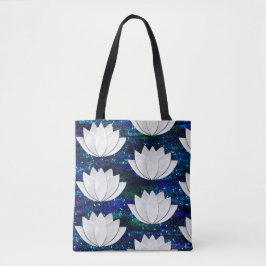 Lotus Blume Galaxy Tote Bag Tasche