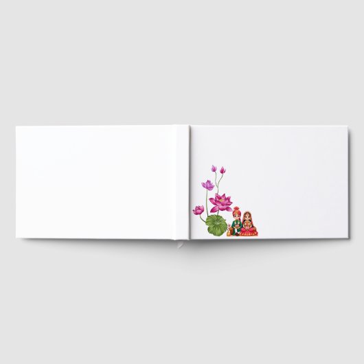 Lotus Blume Gästebuch (Voll)