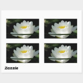 Lotus Blume Geschenke Rechteckiger Aufkleber (Blatt)
