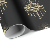 Lotus-Blume Geschenkpapier (Rolleneckpunkt)