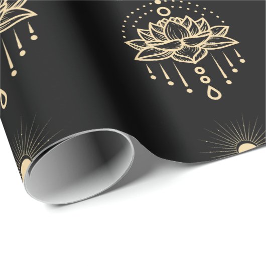 Lotus-Blume Geschenkpapier (Rolleneckpunkt)
