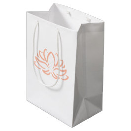 Lotus Blume Geschenktasche: Zen-Geschenktasche Mittlere Geschenktüte
