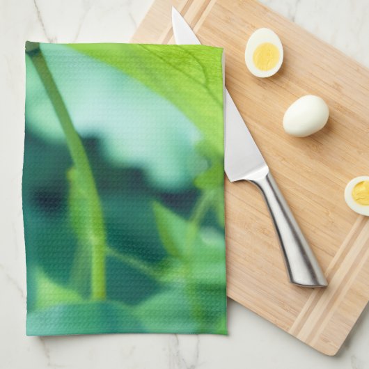 Lotus Blume Geschirrtuch (Viertel Falte)