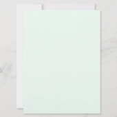 Lotus Blume Gold Edges Pastel Green (Rückseite)