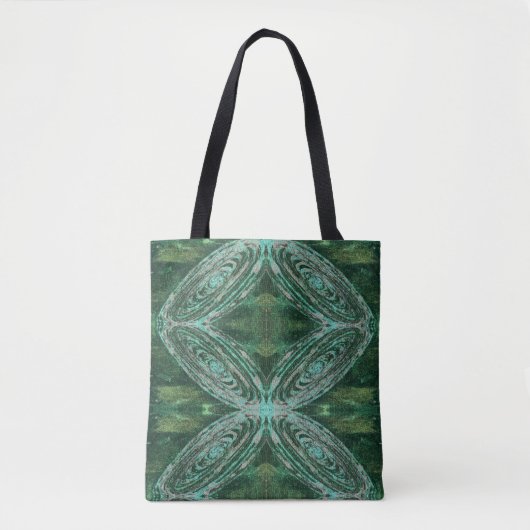 Lotus Blume Green Galaxy Tote Bag Tasche (Vorderseite)