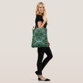 Lotus Blume Green Galaxy Tote Bag Tasche (Am Model)