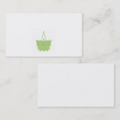 Lotus Blume Green Visitenkarte (Vorne/Hinten)