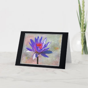 Lotus Blume Happy Birthday Card Karte