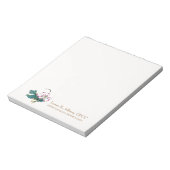 Lotus Blume Holistic Health Counselor Notizblock (Rotiert)