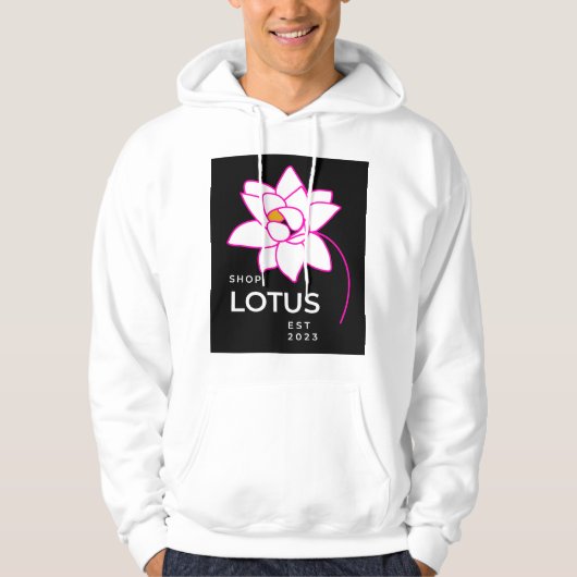 LOTUS-Blume Hoodie (Vorderseite)