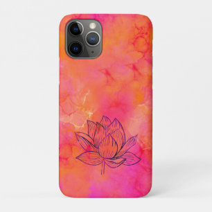 Lotus Blume Illustration Rosa Traumstrecke Airolo  Case-Mate iPhone Hülle