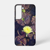 Lotus-Blume im Herbst Samsung Galaxy Hülle (Rückseite)