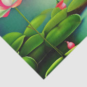 Lotus-Blume im Teich Seidenpapier (Ausschnitt)