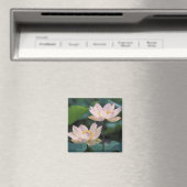 Lotus Blume in Blüten, China Magnet (In Situ (Geschirrspüler))