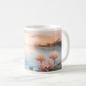 Lotus Blume in Ihrer Tasse (VorderseiteRechts)