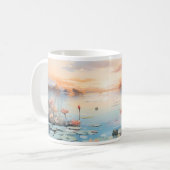 Lotus Blume in Ihrer Tasse (Vorderseite Links)