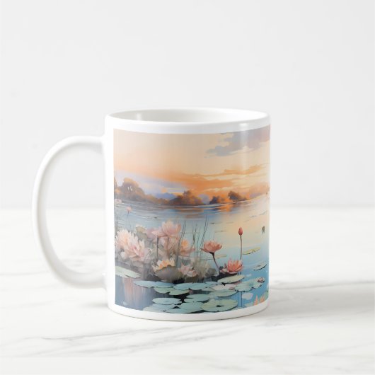 Lotus Blume in Ihrer Tasse (Links)