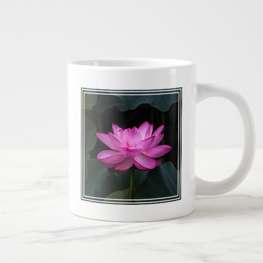 Lotus-Blume Jumbo-Tasse (Rechts)